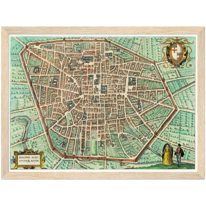 Historical city map  Test product horizontal 3 sizes