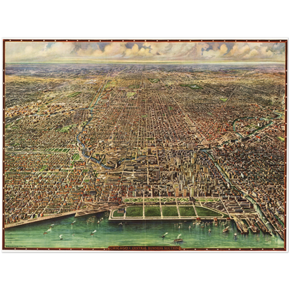 Historical city map  Test product horizontal 3 sizes
