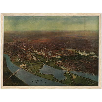 Historical city map  Test product horizontal 3 sizes