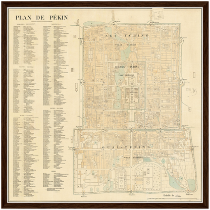 Historical city map  Test product horizontal 3 sizes