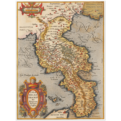 Historical city map  Test product horizontal 3 sizes