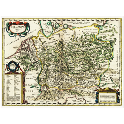 Historical city map  Test product horizontal 3 sizes