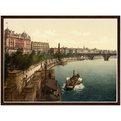 London Themse um 1895