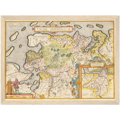 Historical city map  Test product horizontal 3 sizes