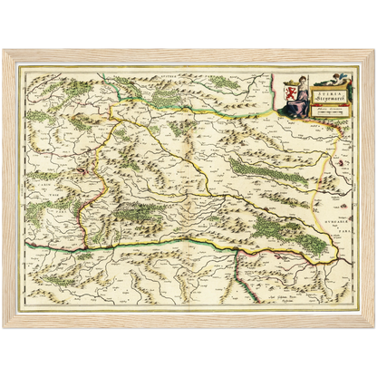 Historical city map  Test product horizontal 3 sizes