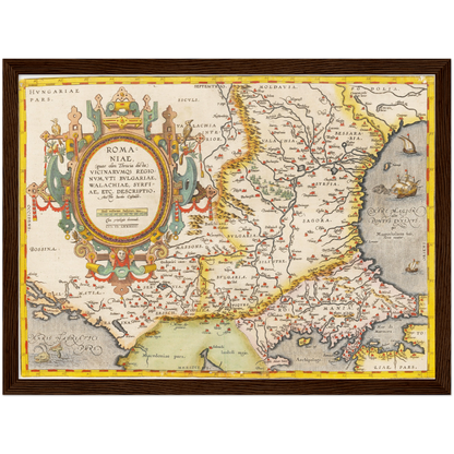 Historical city map  Test product horizontal 3 sizes