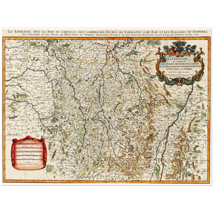 Historical city map  Test product horizontal 3 sizes