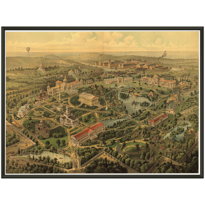 Historical city map  Test product horizontal 3 sizes