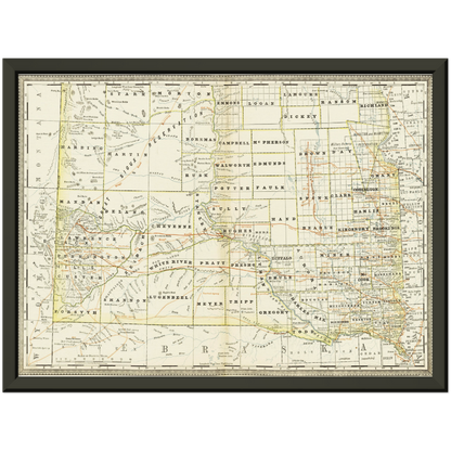 Historical city map  Test product horizontal 3 sizes