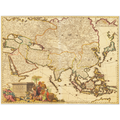 Historical city map  Test product horizontal 3 sizes