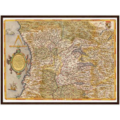 Historical city map  Test product horizontal 3 sizes