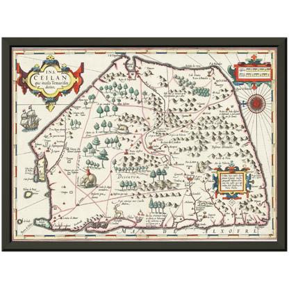 Historical city map  Test product horizontal 3 sizes