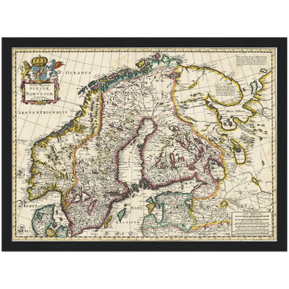 Historical city map  Test product horizontal 3 sizes