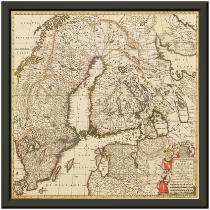 Historical city map  Test product horizontal 3 sizes