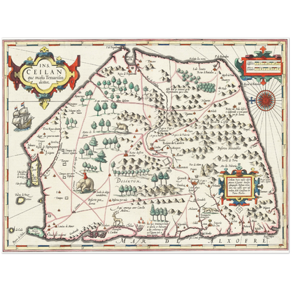 Historical city map  Test product horizontal 3 sizes