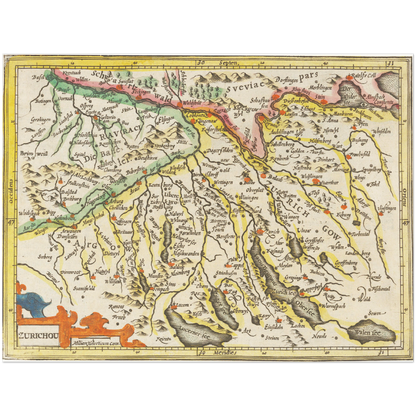 Zürichgau um 1609