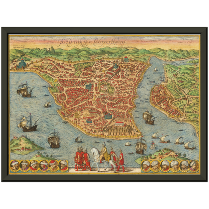 Historical city map  Test product horizontal 3 sizes