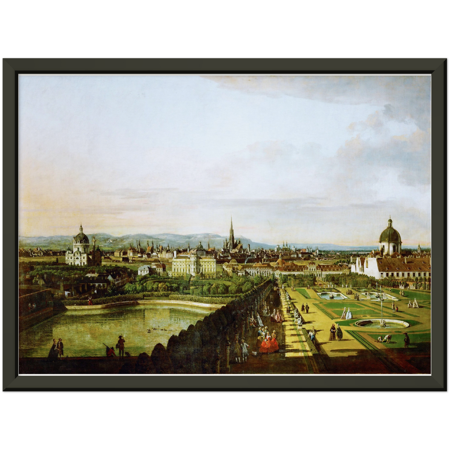Historische Ansicht Wien um 1750
