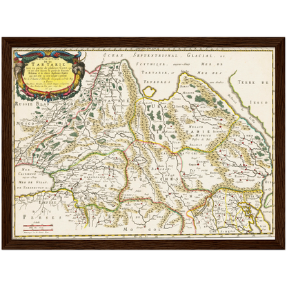 Historical city map  Test product horizontal 3 sizes