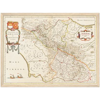 Historical city map  Test product horizontal 3 sizes