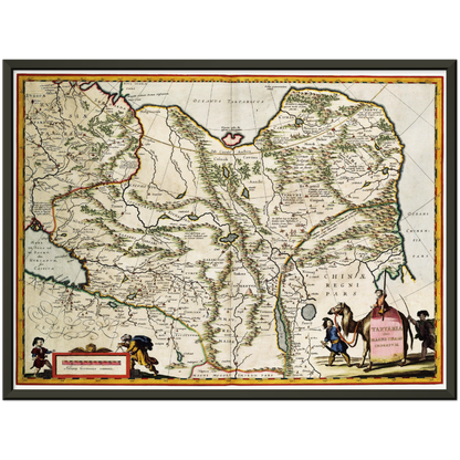 Historical city map  Test product horizontal 3 sizes