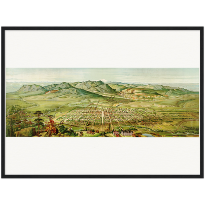 Historical city map  Test product horizontal 3 sizes