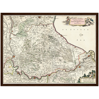 Historical city map  Test product horizontal 3 sizes